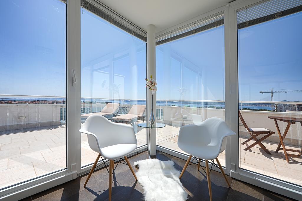 Sunset Penthouse Apartment With Jacuzzi And Seaview Zadar Exterior foto